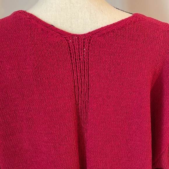 NWT Philosophy Knit Sweater SZ XXL Fuchsia Very Soft to Touch V-Neck - Picture 8 of 14